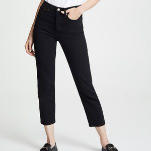 Levi's Wedgie Straight in Black (Size 24, Length 26)